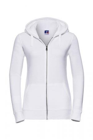 Naisten Premium vetoketjuhuppari / Womens Premium Zip Hoodie 1- tai moniväripainatuksella