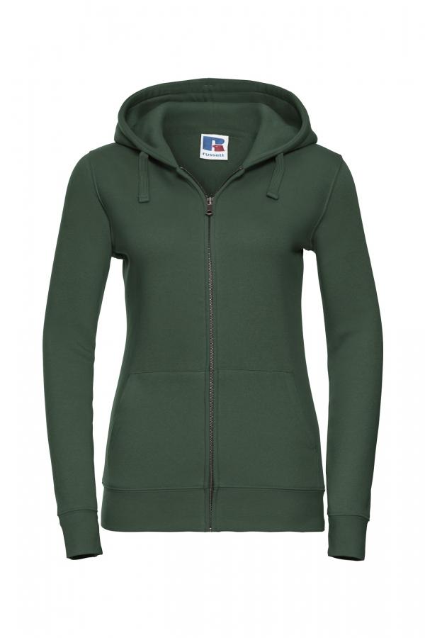 Naisten Premium vetoketjuhuppari / Womens Premium Zip Hoodie 1- tai moniväripainatuksella