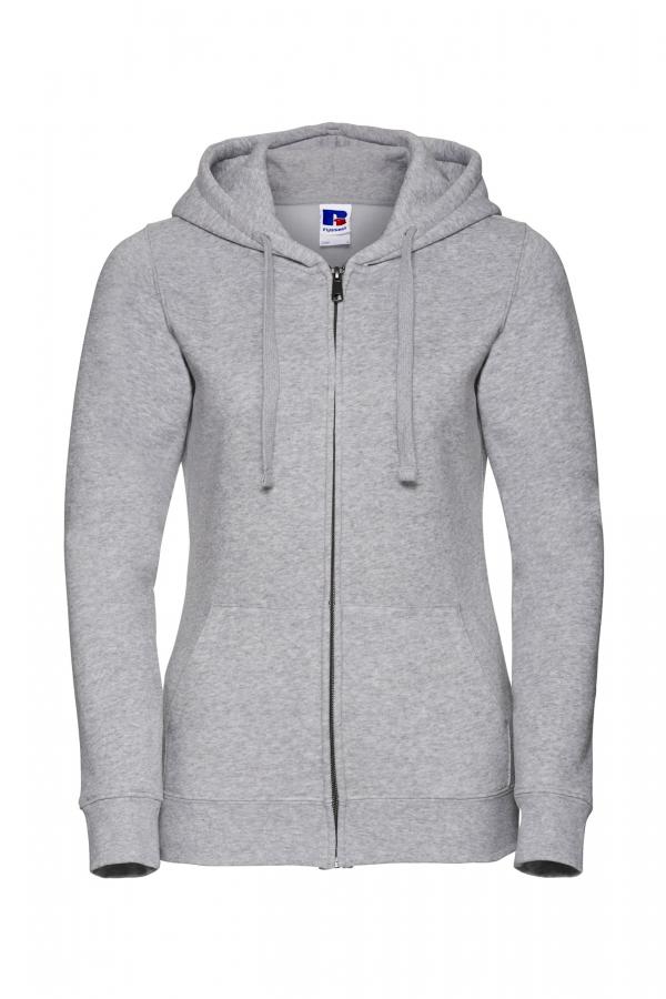 Naisten Premium vetoketjuhuppari / Womens Premium Zip Hoodie 1- tai moniväripainatuksella