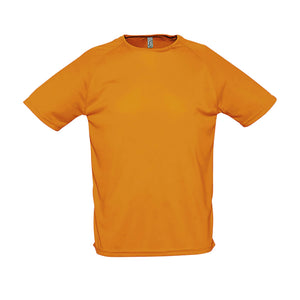 Tekninen T-Paita Hi-Vis keltainen ja oranssi SOL's Sporty