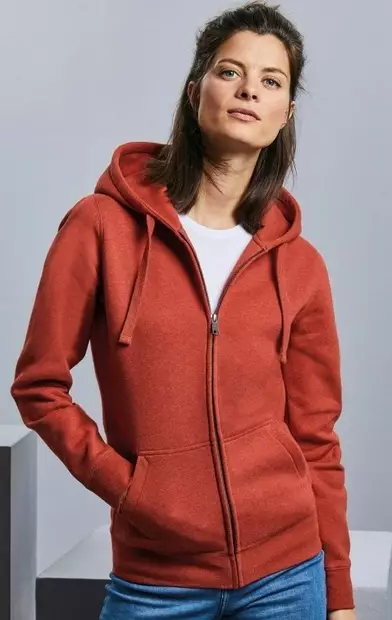 Russell Authentic Naisten meleerattu vetoketjuhuppari 263F-väri - Vetoketjuttomat naisten hupparit - 263F - 1